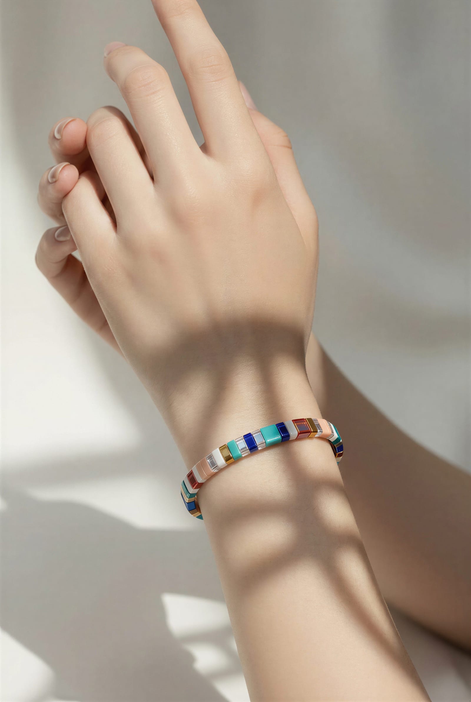 Tila Miyuki Bead Stretch Bracelet — view 3